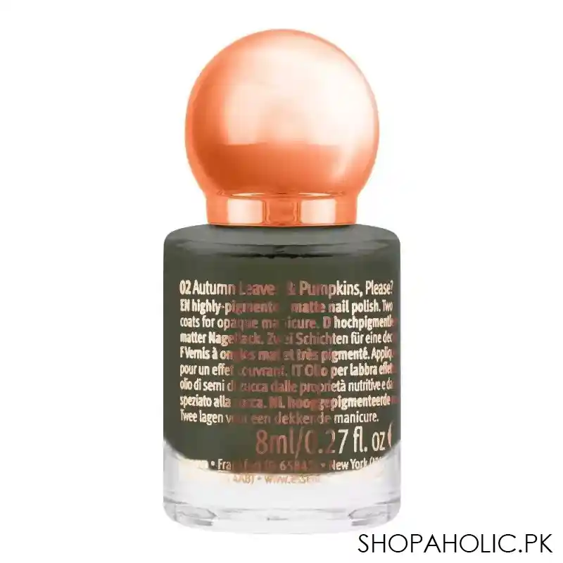essence pumpkins pretty please! matte nail polish, 02 image2