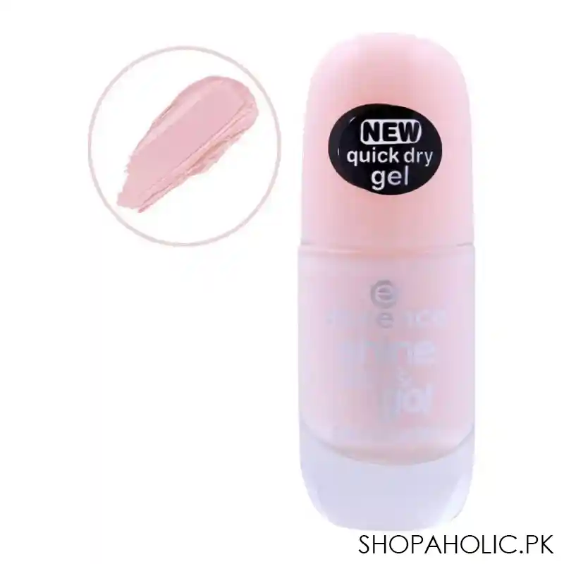 essence shine last & go, gel nail polish, 05 sweet as candy, 8ml main image