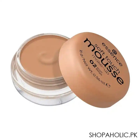 Essence Soft Touch Mousse Make-Up Foundation, 02 Matt Beige - Main Image