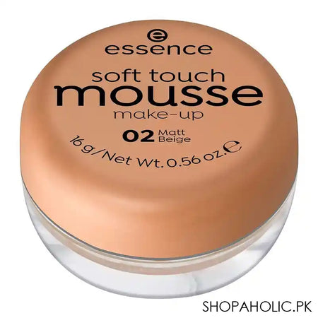 Essence Soft Touch Mousse Make-Up Foundation, 02 Matt Beige - Image 3