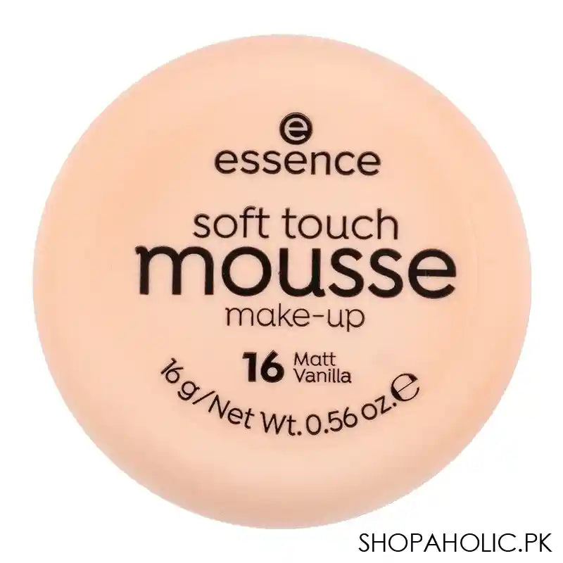 Essence Soft Touch Mousse Make-Up Foundation, 16, Matt Vanilla - Image 2