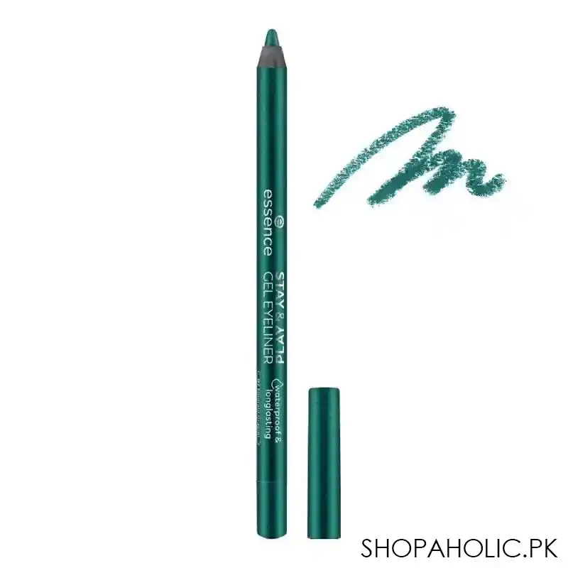 essence stay & play gel eyeliner waterproof & long lasting, 07, emerald dragon main image