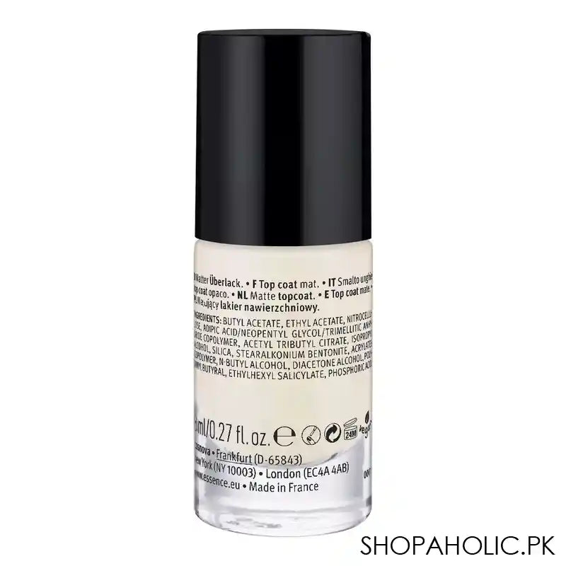 Essence Super Matte Transforming Top Coat, 8ml - Image 2
