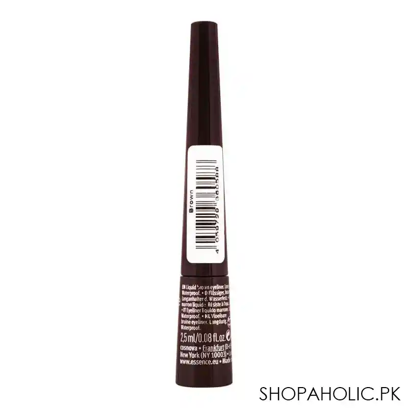 essence the dip eye liner, waterproof, brown image3