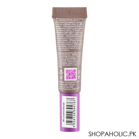 Essence Thick & Wow Fixing Brown Mascara+Volumizing Fibers, Vegan, 01 Caramel Blonde - Image 3