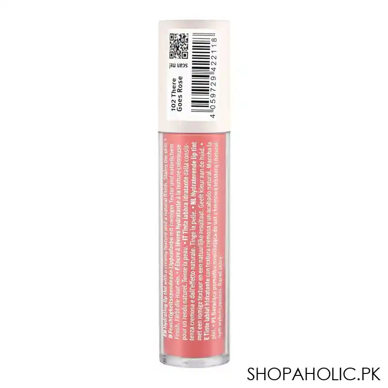 Essence Tinted Kiss Hydrating Lip Tint, 4ml, 102 There Goes Rose - Image 2