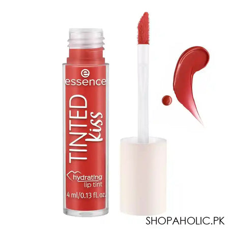 Essence Tinted Kiss Hydrating Lip Tint, 4ml, 106 Redtastic - Image 3