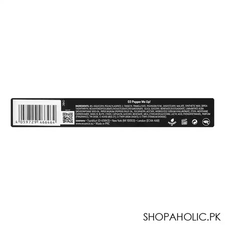 Essence What The Fake Extreme Plumping Lip Filler With Black Pepper Oil, Hyaluronic acid & Vitamin E, 4.2ml, 03 Pepper Me Up - Image 3