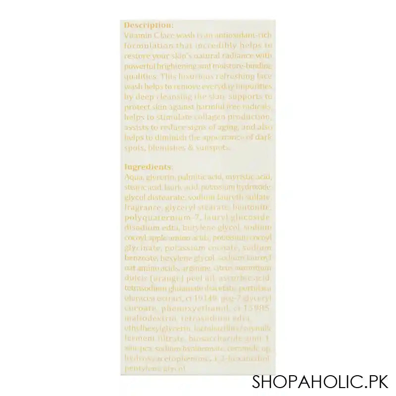 Buy Estelin Vitamin C Face Wash, 100g Online in Pakistan Shopaholic.pk