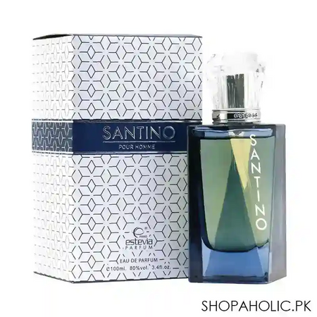 estevia santino eau de parfum, for men, 100ml main image