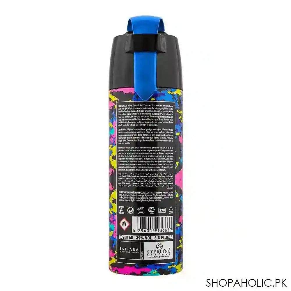 estiara neon glow perfume body spray, for women, 200ml image2