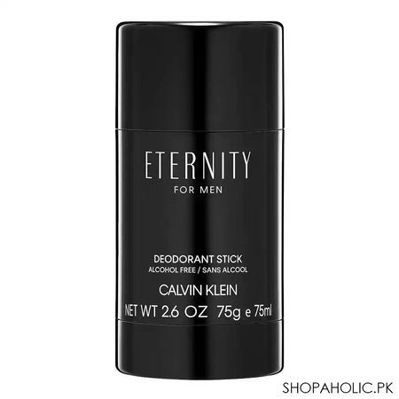 eternity calvin klein deodorant stick, for men, 75g main image