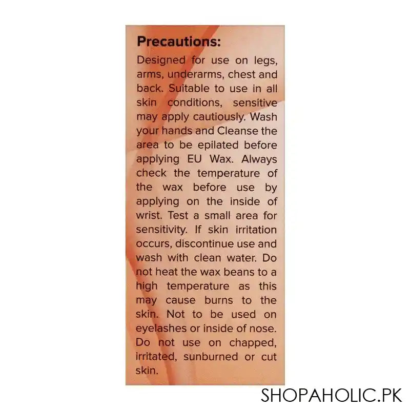 EU Chocolate Sensation Wax Beans Hot Film Wax For Depilation, For All Skin Types, 100g - Image 2