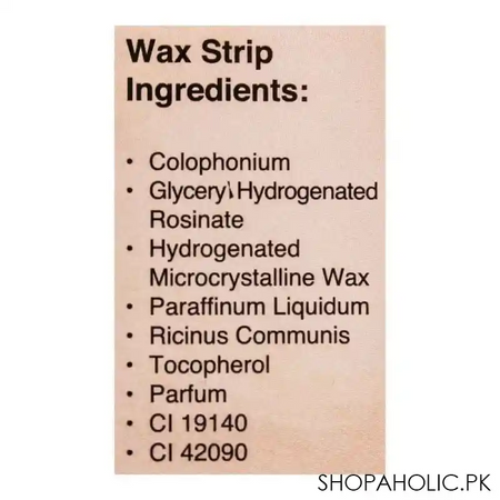 eu chocolate sensation wax strips, arms, legs and body, for all skin types, 10+2 pack image5