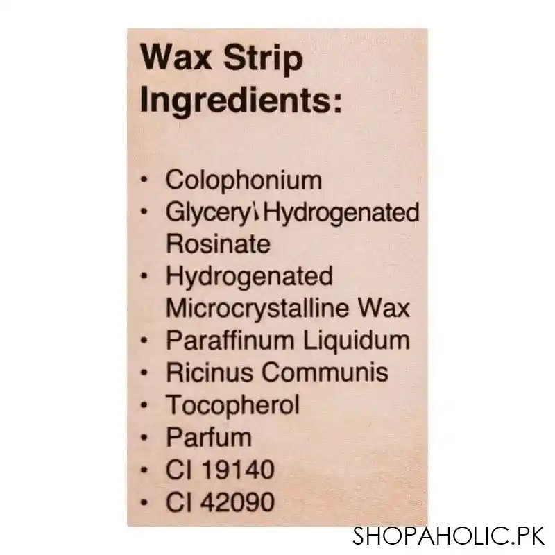 eu chocolate sensation wax strips, arms, legs and body, for all skin types, 10+2 pack image5