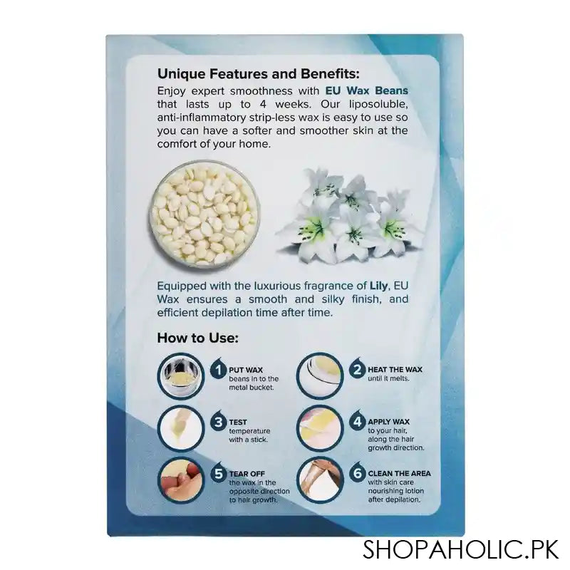 EU Lily Fragrance Wax Beans Hot Film Wax For Depilation, For All Skin Types, 100g - Image 3