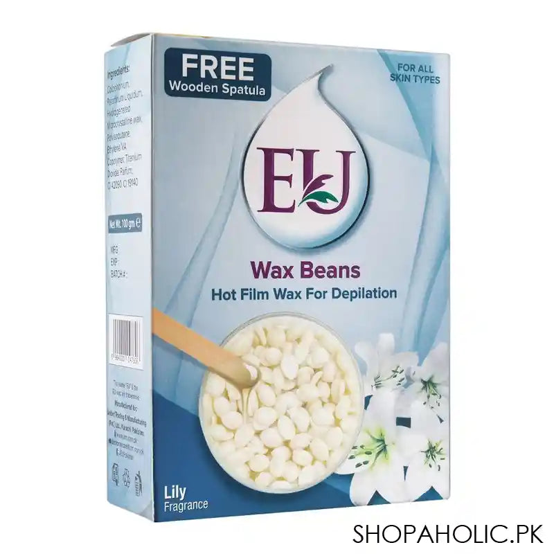 EU Lily Fragrance Wax Beans Hot Film Wax For Depilation, For All Skin Types, 100g - Main Image