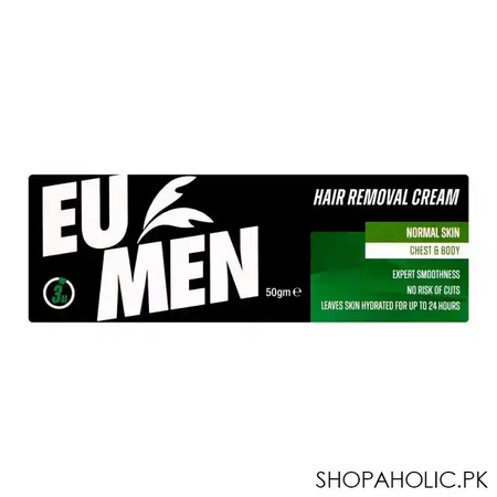 eu men hair removal cream, normal skin chest & body, 50g image5