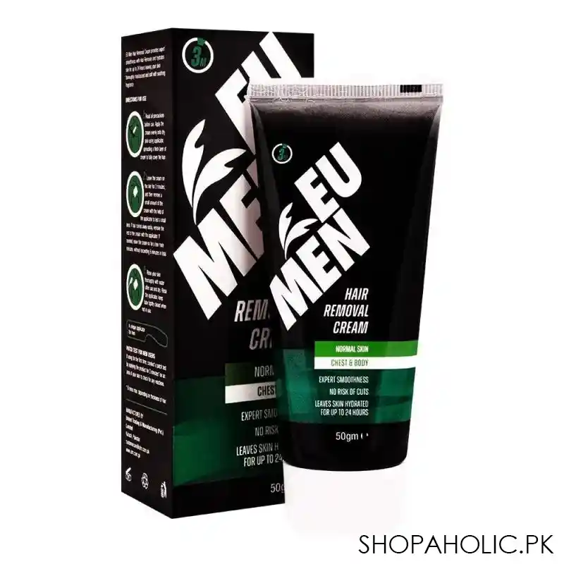 eu men hair removal cream, normal skin chest & body, 50g main image