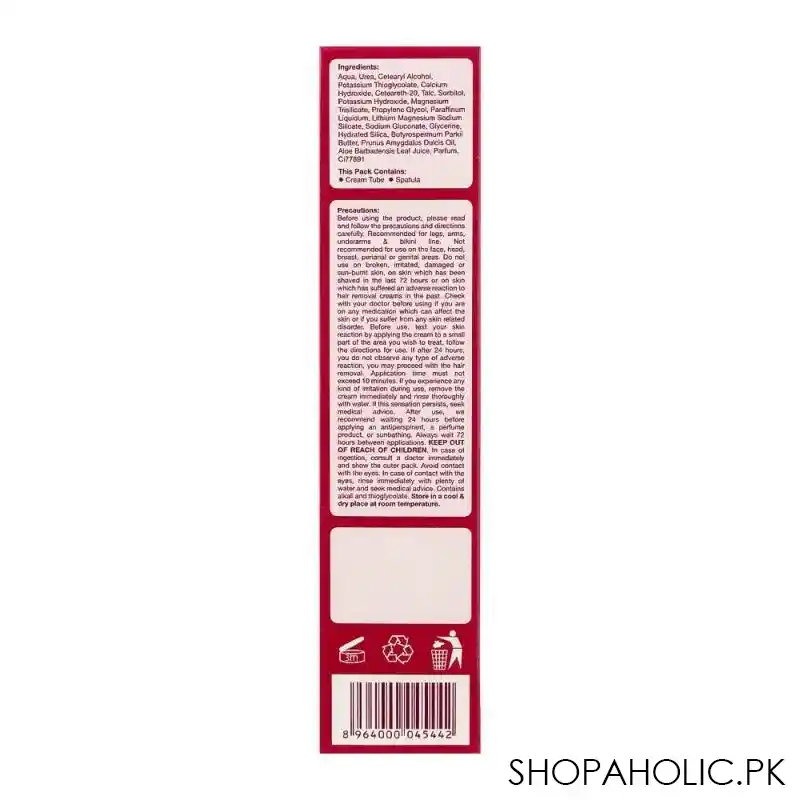 eu safe & smooth normal skin hair removal cream, 30g image4