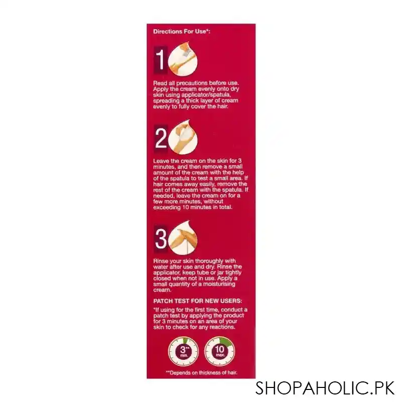 eu safe & smooth normal skin hair removal cream, 30g image5
