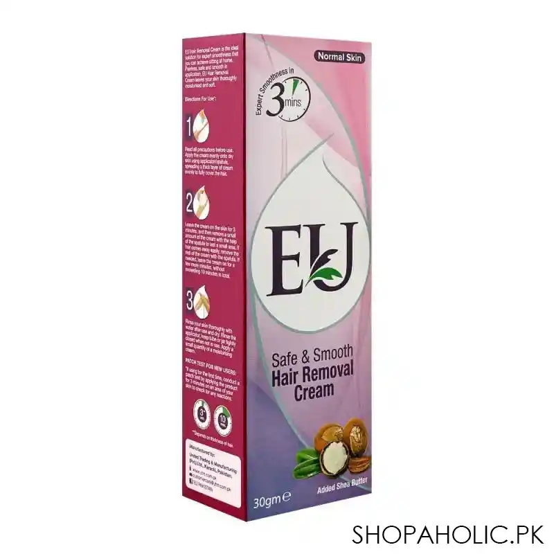 eu safe & smooth normal skin hair removal cream, 30g main image