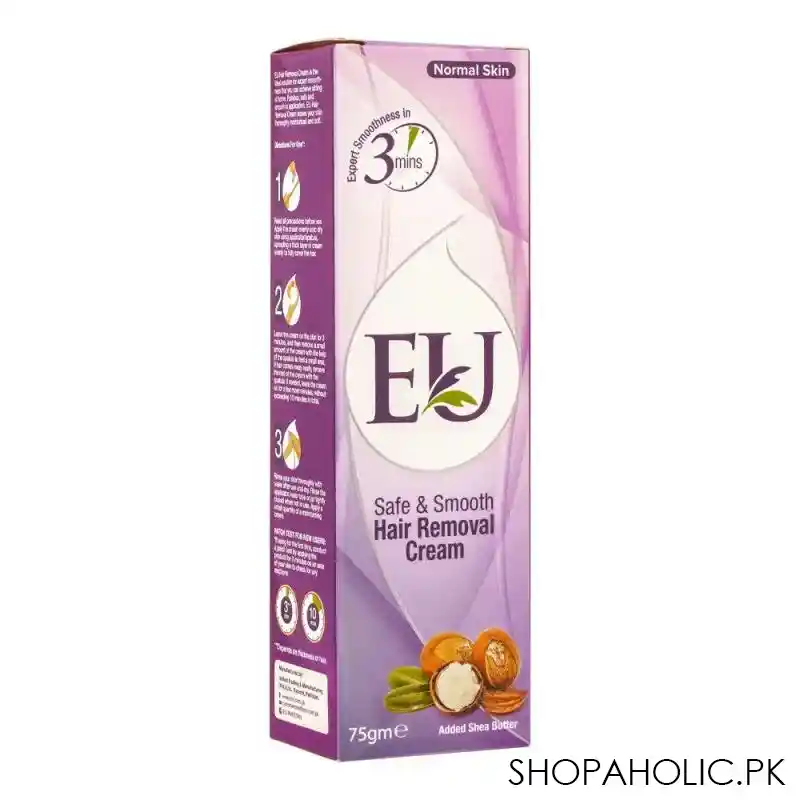 eu safe & smooth normal skin hair removal cream, 75g image2