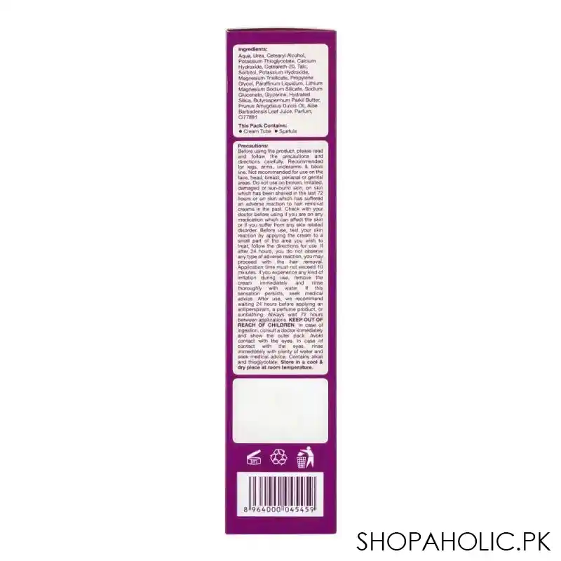 eu safe & smooth normal skin hair removal cream, 75g image5