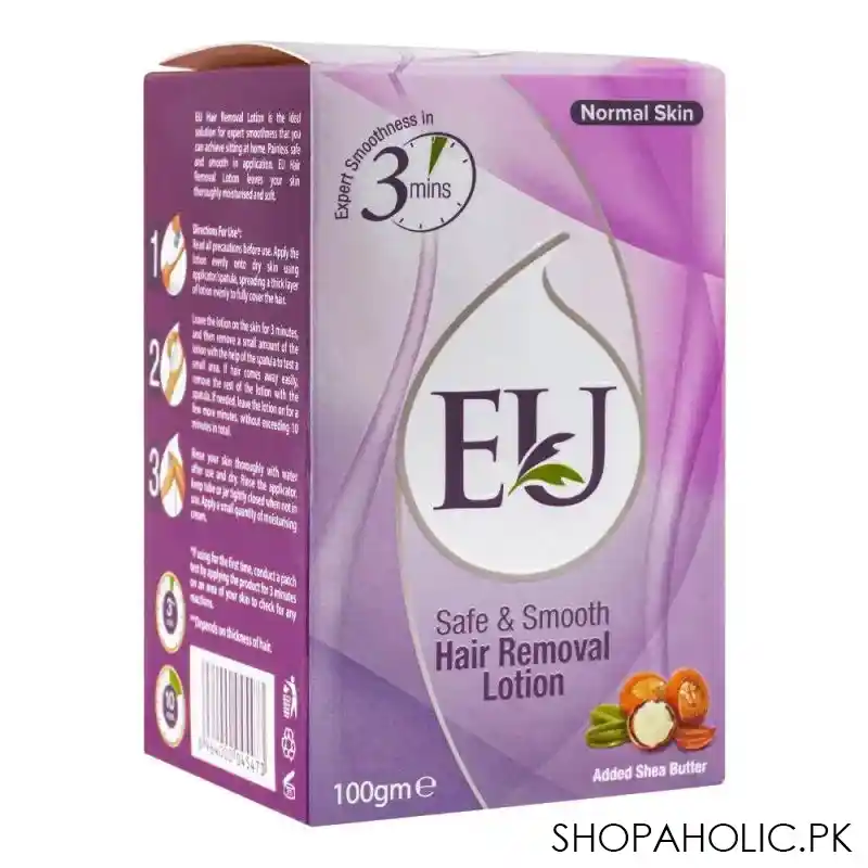 eu safe & smooth normal skin hair removal lotion, 100gm image2