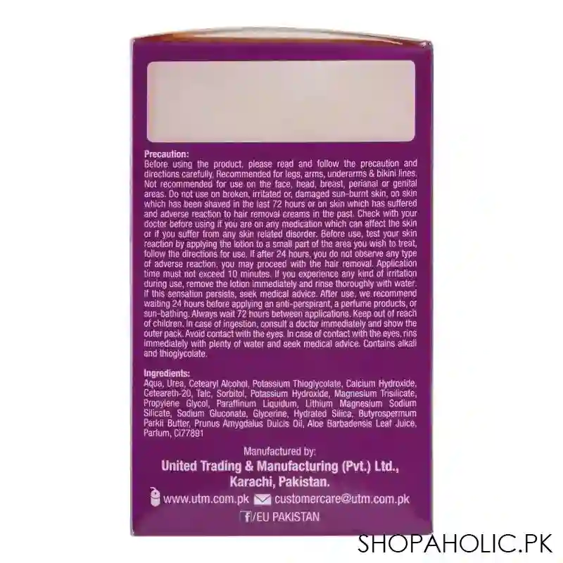 eu safe & smooth normal skin hair removal lotion, 100gm image4
