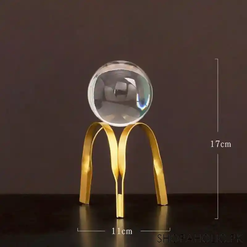 european style metal brass art tripod image5