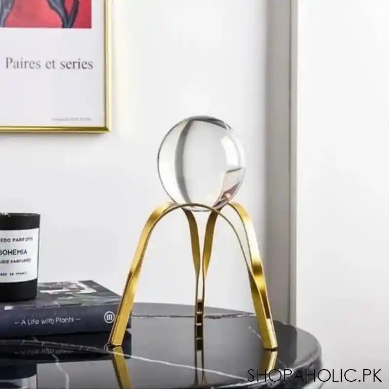 european style metal brass art tripod main image