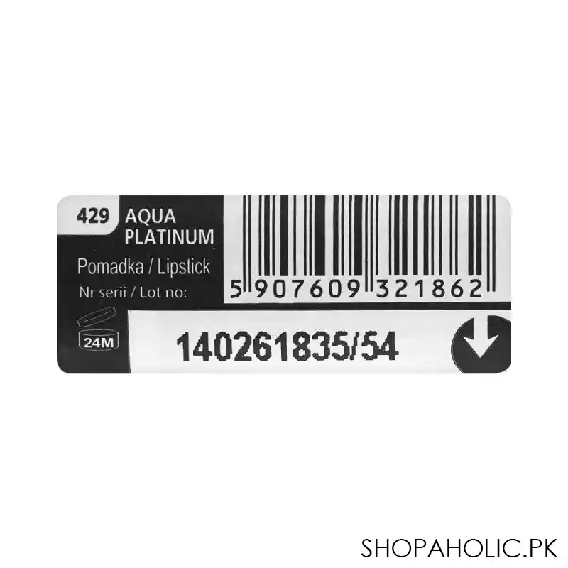 eveline aqua platinum lipstick, 429 image4