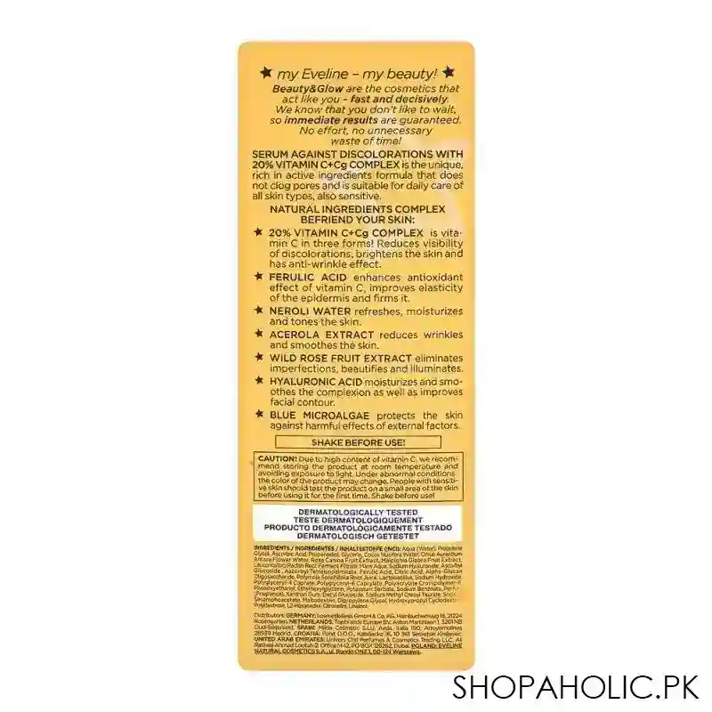 eveline beauty & glow brightly girl serum against discolorations image2