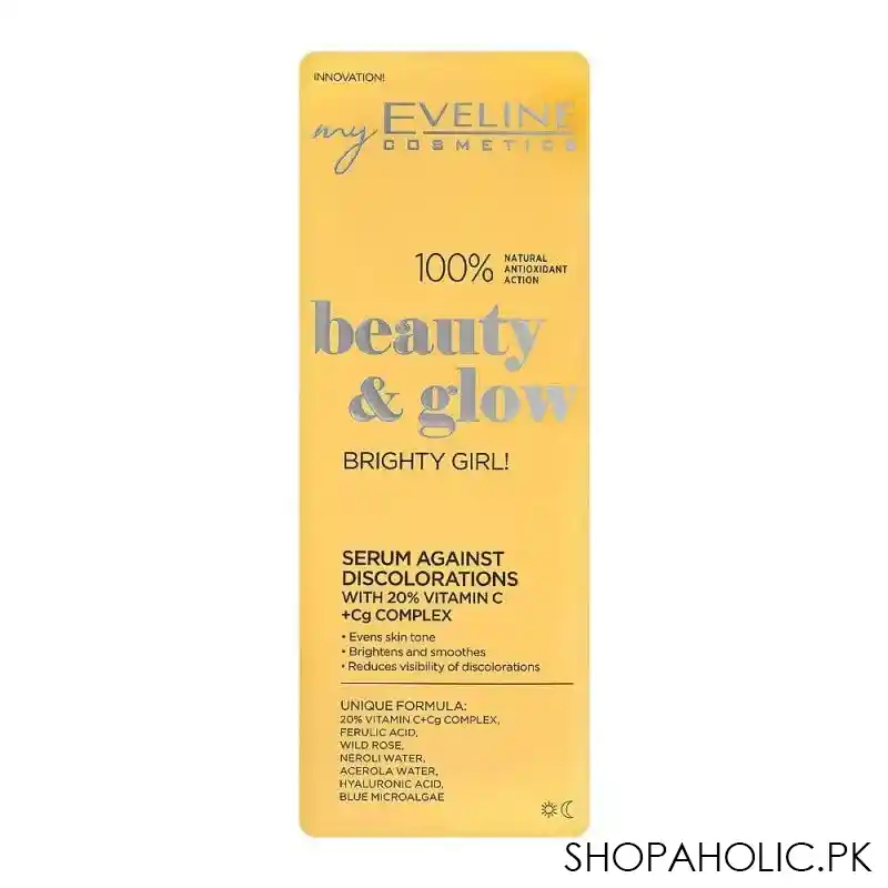eveline beauty & glow brightly girl serum against discolorations image
