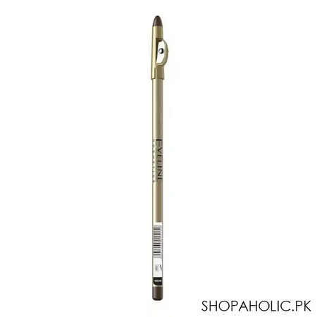 eveline eyeliner pencil long wear with sharpener, brown image2