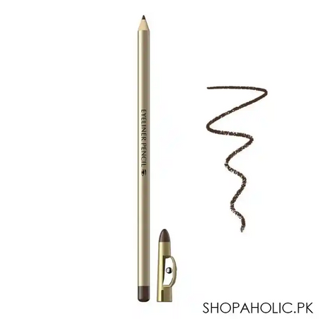 eveline eyeliner pencil long wear with sharpener, brown main image