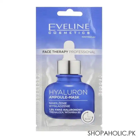 eveline face therapy professional hyaluron ampoule mask, 8ml main image