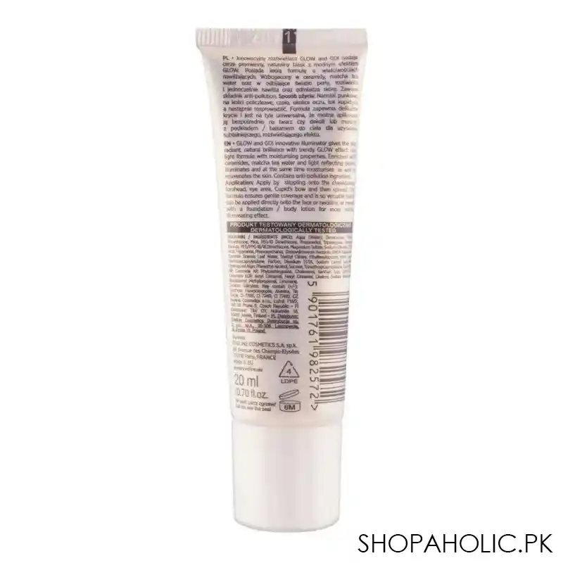 eveline glow and go highlight face illuminator golden glow, 20ml image2