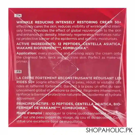 Eveline Laser Therapy Total Lift 50+ Wrinkle Reducing Intensely Restoring Day & Night Cream, 50ml - Image 3