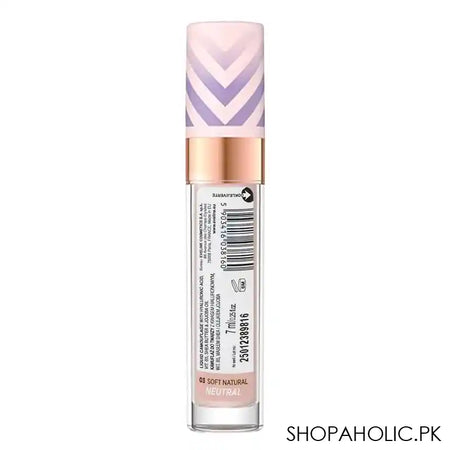 Eveline Liquid Camouflage Full Coverage Concealer, Waterproof, Long Lasting, 03 Soft Neutral - Image 2