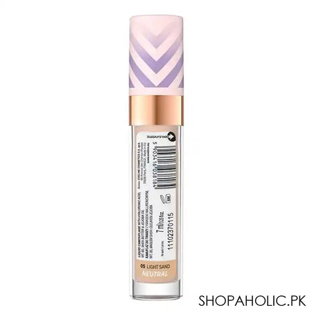 Eveline Liquid Camouflage Full Coverage Concealer, Waterproof, Long Lasting, 05 Light Sand - Image 2