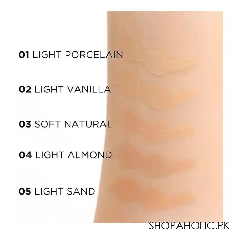 Eveline Liquid Camouflage Full Coverage Concealer With Hyaluronic Acid, 7ml, 02 Light Vanilla - Image 2