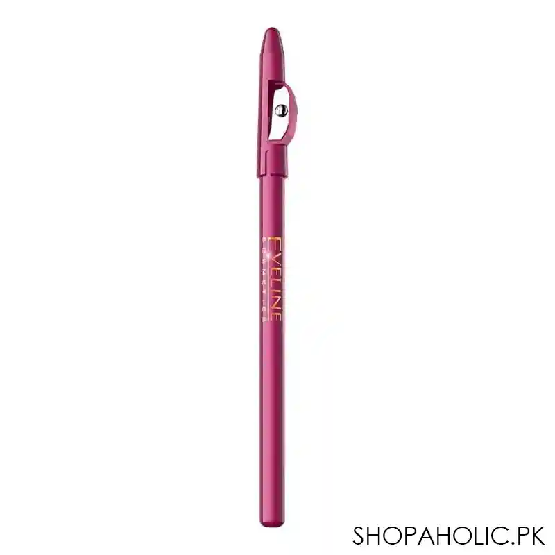 eveline max intense color lip liner with sharpener, cherry, 19 image2