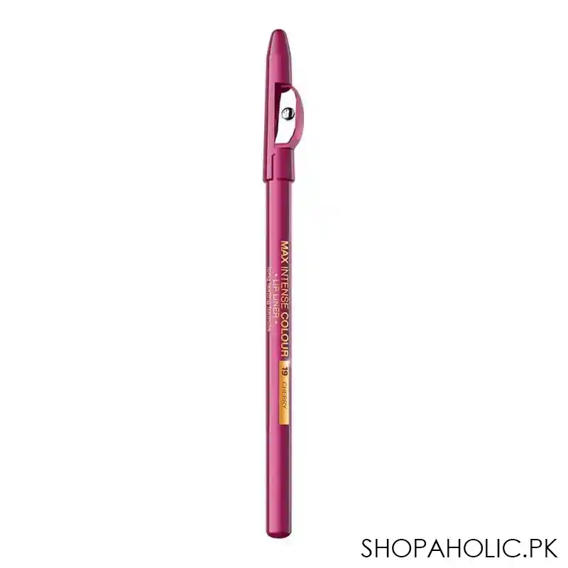 eveline max intense color lip liner with sharpener, cherry, 19 image3