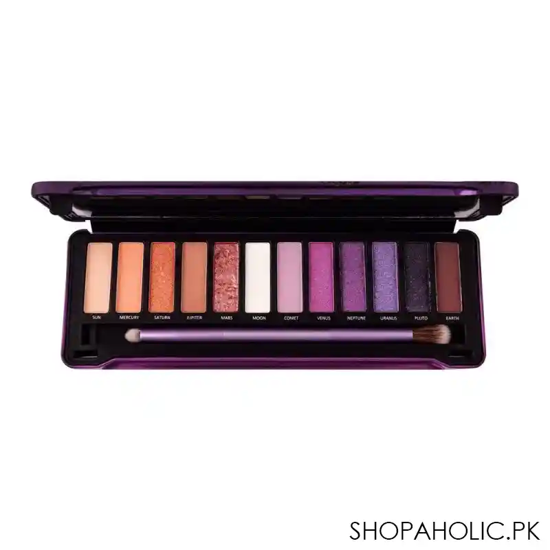 eveline mystic galaxy eyeshadow palette, 12 shades image2