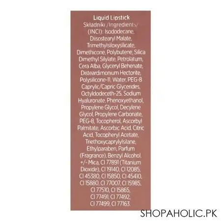 eveline oh my velvet lips silky matt liquid lipstick & contour lip liner, 14, choco truffle image4