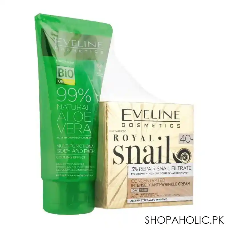 eveline royal snail concentrated intensely anti wrinkle 40+ day night cream, 50ml main image