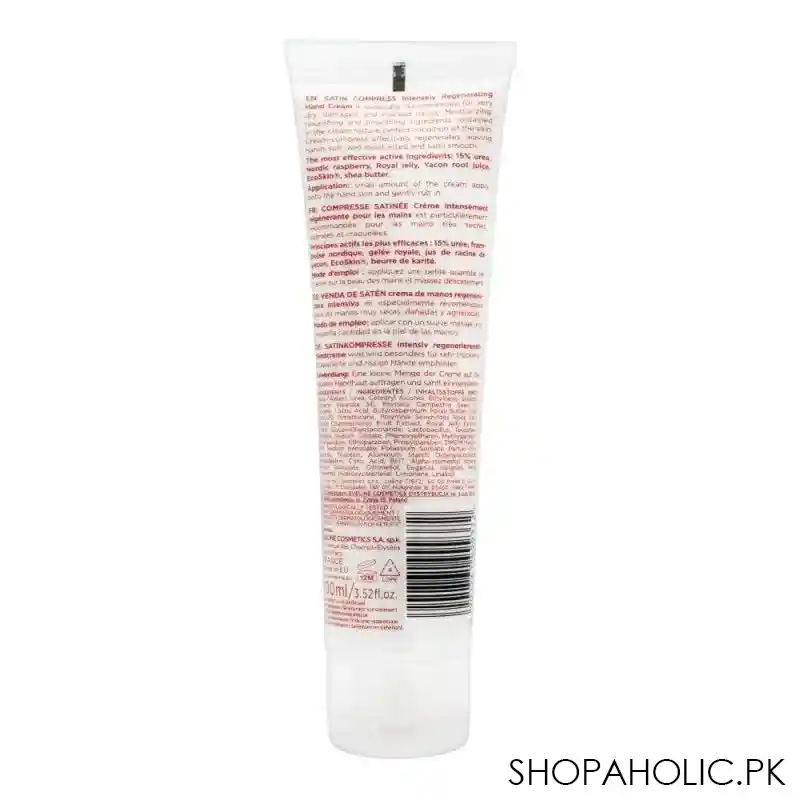 eveline satin compress intensely regenerating hand cream, very dry & damaged skin, 100ml image2