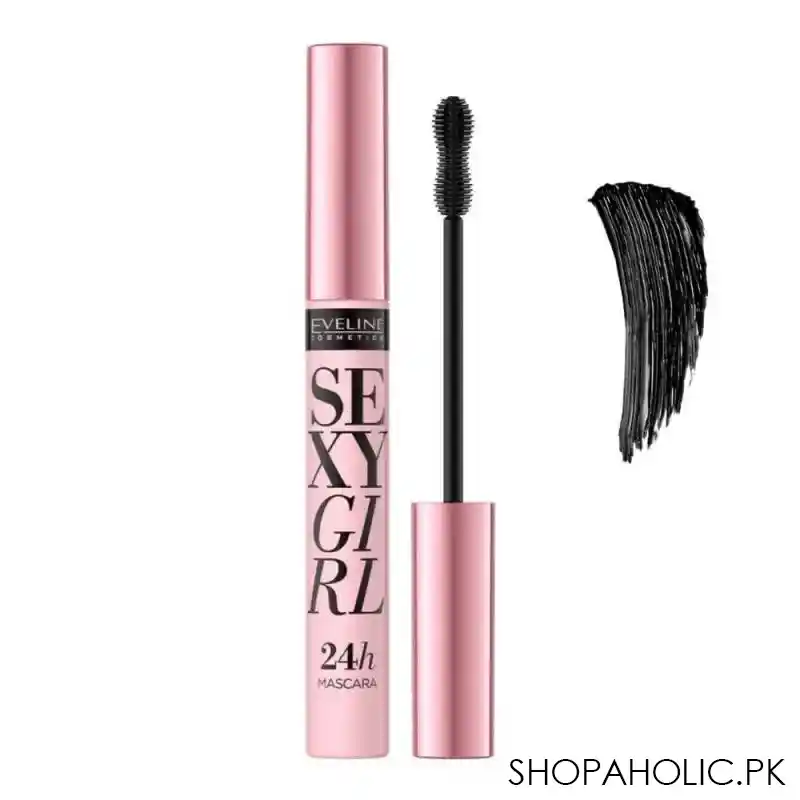 eveline sexy girl 24 hours mascara, extra black, 10ml main image